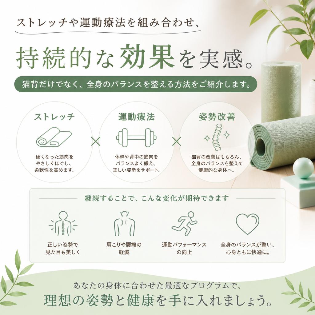 ストレッチと運動療法の効果
