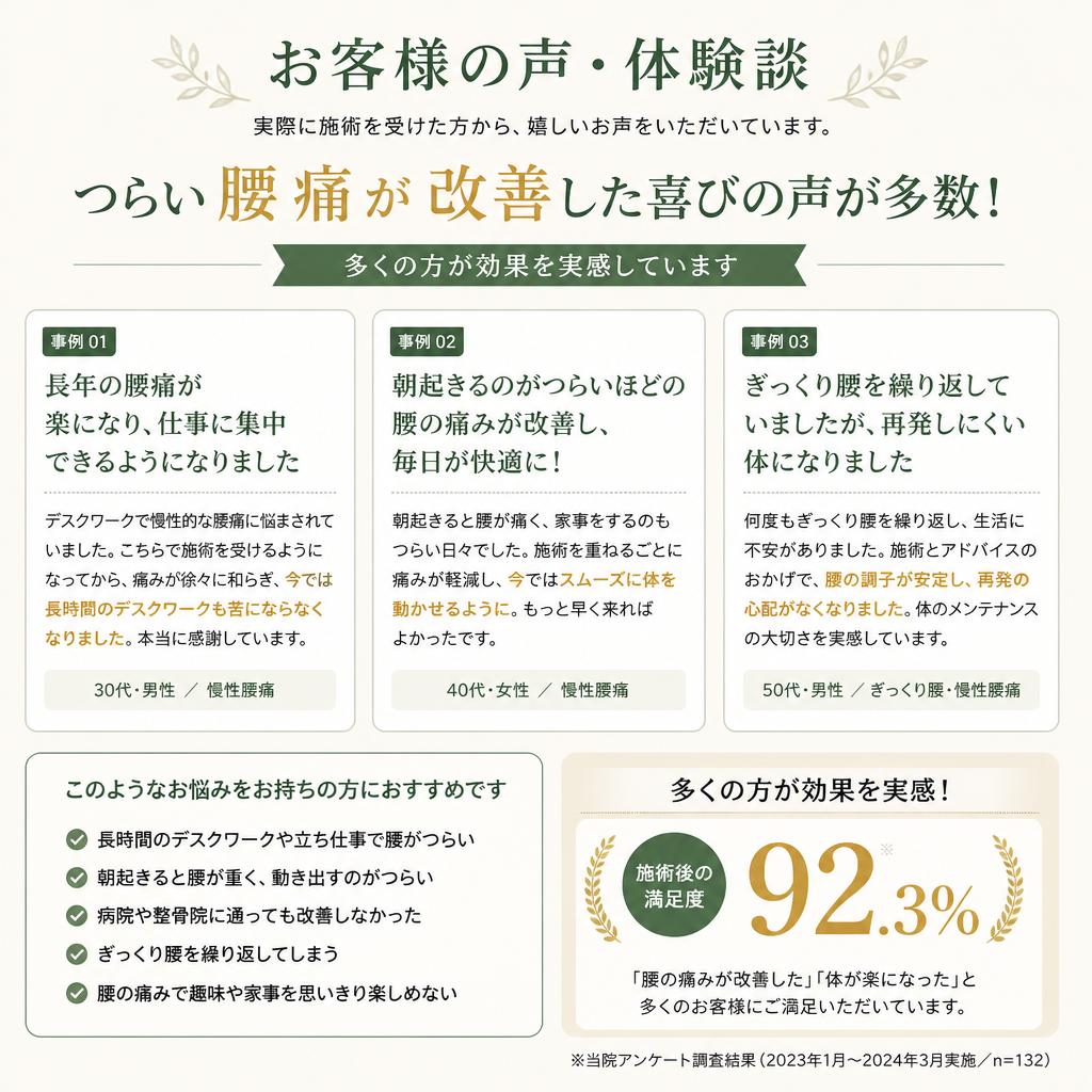 実際の体験談