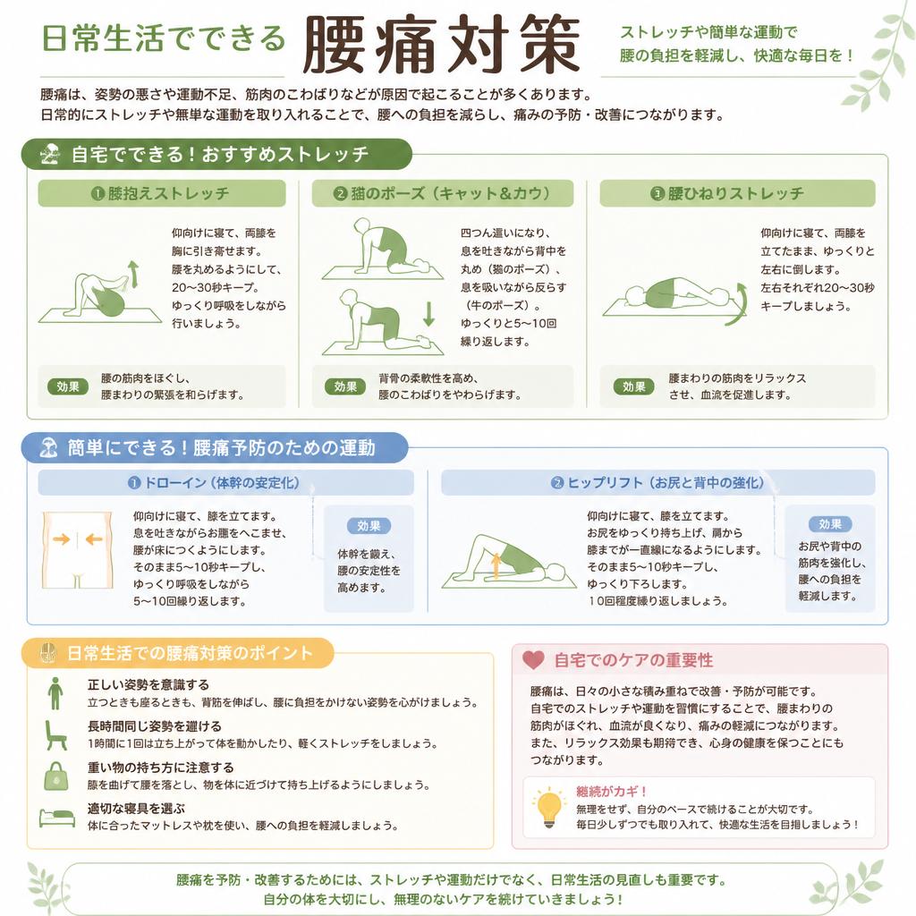 セルフケア方法の提案