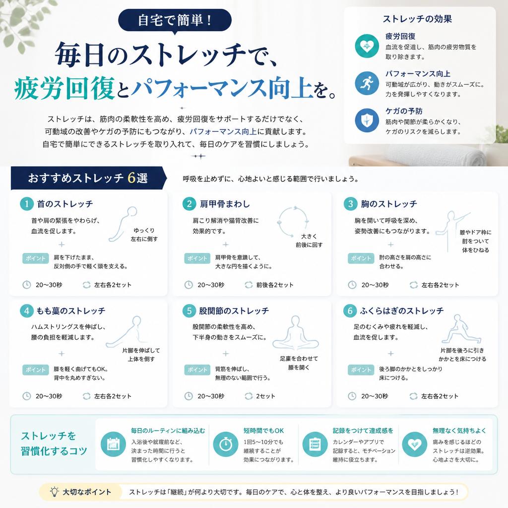 効果的なストレッチ法