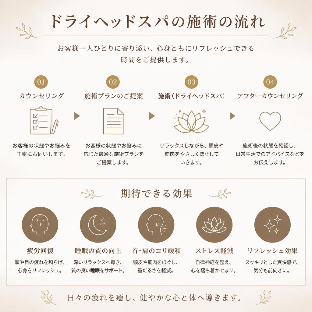 施術の流れと効果