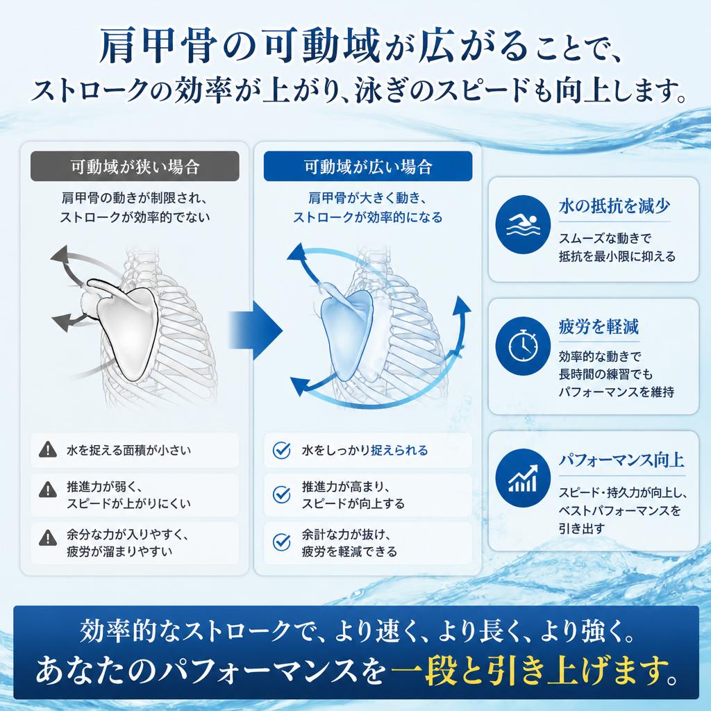 水泳のパフォーマンス向上に直結!