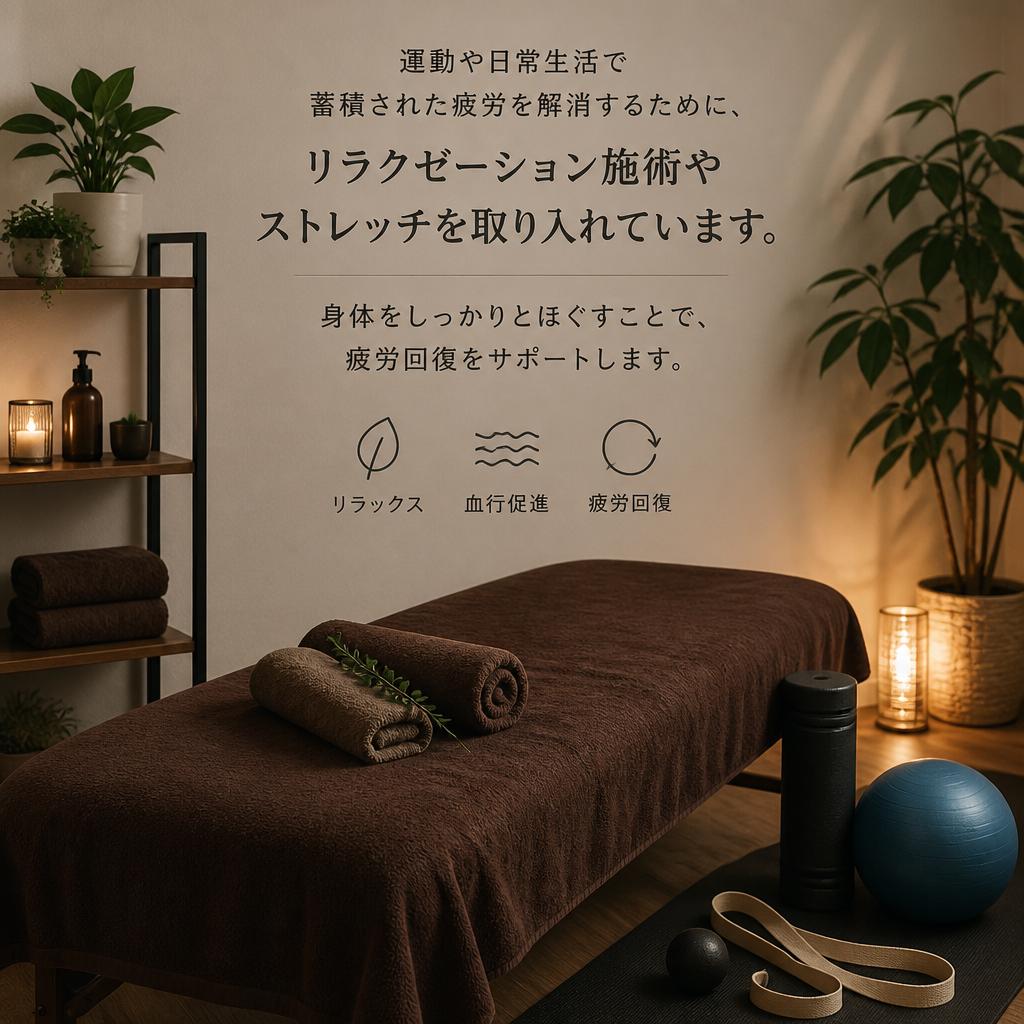疲労回復のためのアプローチ