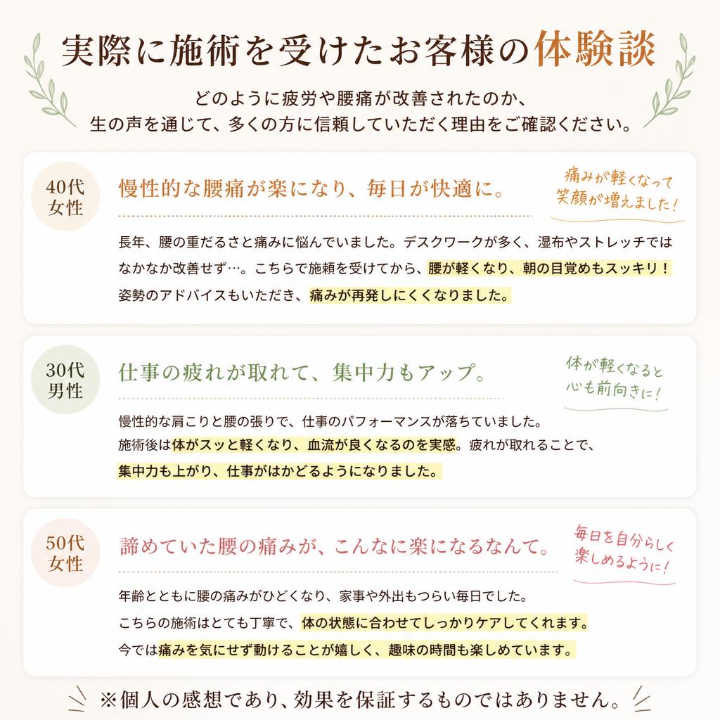 お客様の声と成果