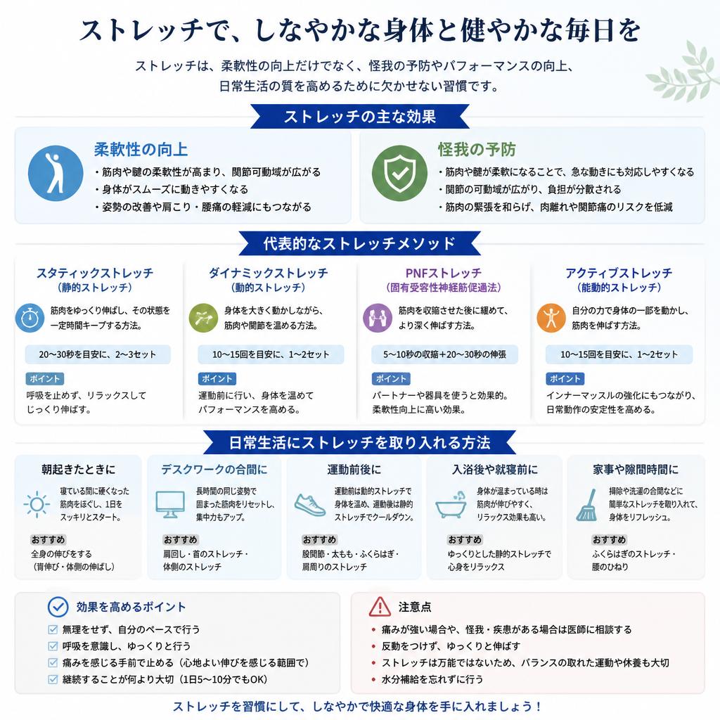 ストレッチの重要性と健康への影響