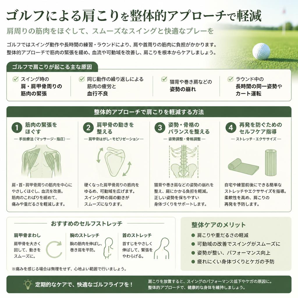 肩こりの原因と改善方法