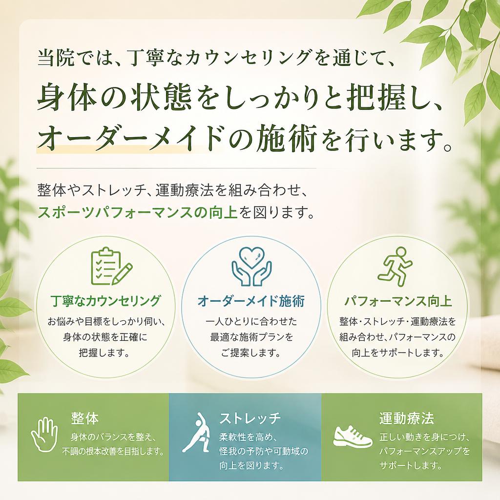 当院のアプローチ